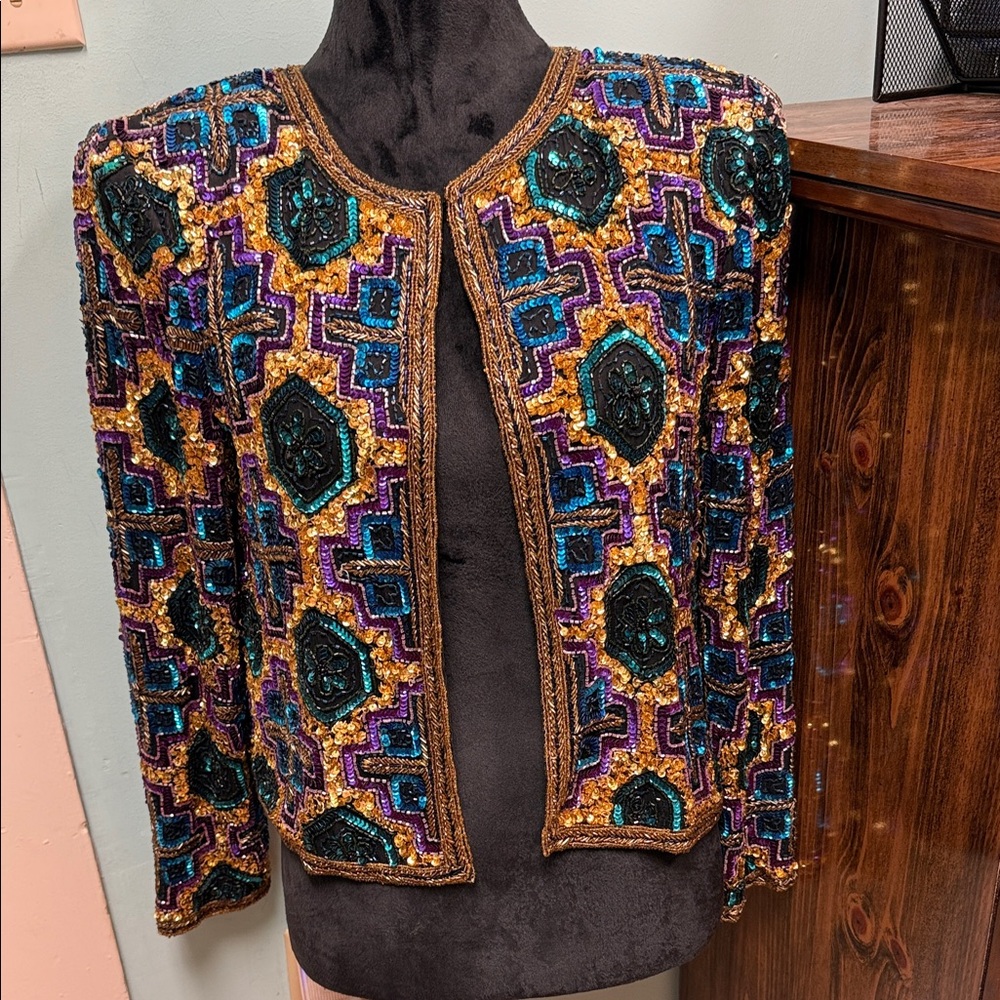 Embellished Multicolor Jacket